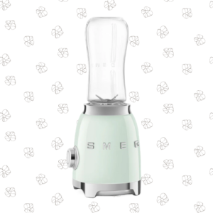 SMEG Retro Personal Blender with 2 Bottles PBF01PBUS, Pastel Blue, Medium