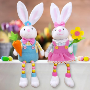Easter Bunny Gnomes Plush for The Home,Rabbit Gnomes Stuffed Doll