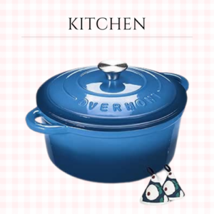 Enameled Cast Iron Dutch Oven - 5.5QT