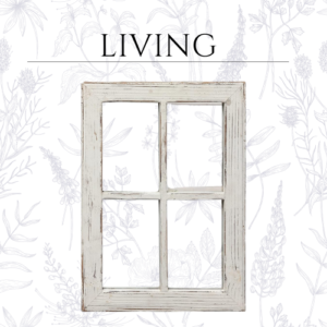 Rustic Window Pane Mirror Wall Decor 11" x 16", Hanging Distressed White Farmhouse Rectangle Wood Frame Mirror