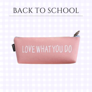 Zipper Stationery Bag for Pens and Pencils