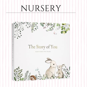 Memory Book for Baby Boy or Girl Timeless First 5 Year Journal Scrapbook