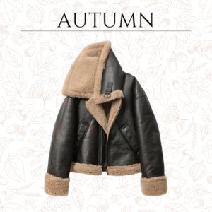 Autumn Winter Thickened Warm Double-Sided Short Jacket Women's Brown Coat