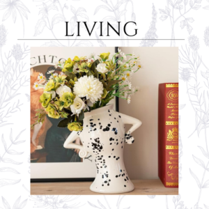 Ceramic Vase with Attitude, Unique Flower Vase for Home Decor, Sassy Decorative Vase for Flowers