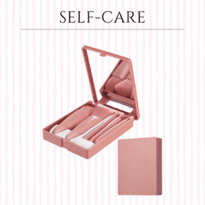 Travel Size Makeup Brushes Set Mini Makeup Brush Set with Case and Mirror