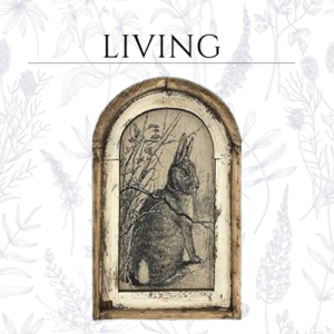 12 * 8 Inch Bunny Decor French Country Decor, Rabbit Wall Art Rustic Farmhouse Decor