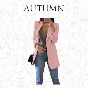 Women's Casual Lapel Long Sleeve Blazer Open Front Plus Size Solid Color Jacket Loose Work Office Blazers