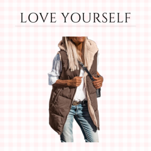 Womens 2024 Fall Reversible Vests Sleeveless Fleece Jacket Zip Up Hoodie