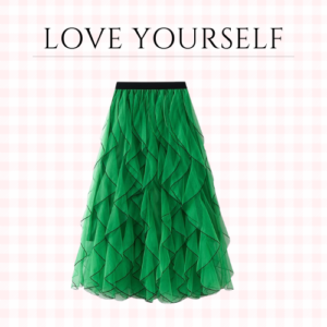 Women's 2024 Flowy Midi Skirt Pleated A Line Skirts High Waisted