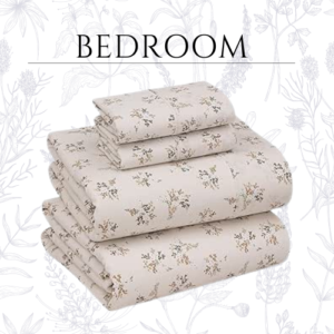 100% Cotton Sheets - Crispy Cooling Percale Sheets for Queen Size Bed, Breathable