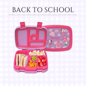 Bentgo Kids Prints Leak-Proof, 5-Compartment Bento-Style Kids Lunch Box