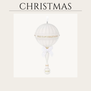 Keepsake Christmas Ornament