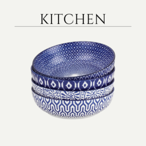 Selamica Ceramic 30 Ounce Large Pasta Bowls 8 inch