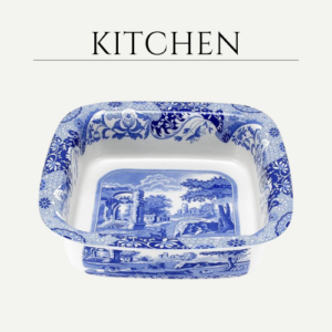 Spode Blue Italian Square Dish | 10 Inch Baking Dish