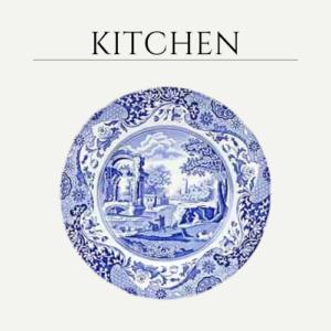 Spode Blue Italian Dinner Plates - Set of 4 (10.5 inch Dinner Plate)