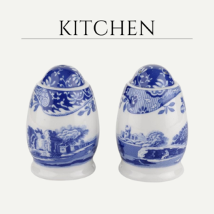 Portmeirion Spode Blue Italian Salt and Pepper Shakers