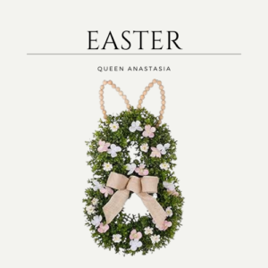 Spring Easter Wreath for Front Door