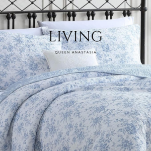 Laura Ashley Home Quilt Set 100% Cotton