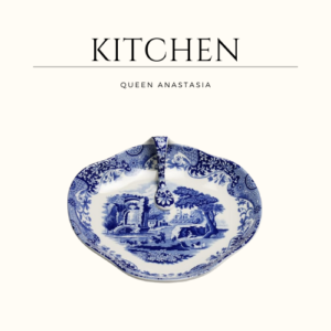 Spode Blue Italian Handled Serving Platter