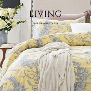 Toile de Jouy Victorian Damask Luxury Duvet Cover