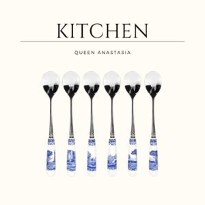 Spode Blue Italian Collection Teaspoons | Set of 6 |