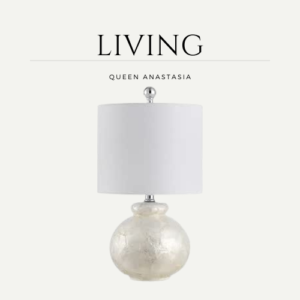 Lighting Collection Ivy Beach House Ivory Sea Shell 20-inch