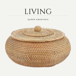 Shelf Storage Baskets with Lid