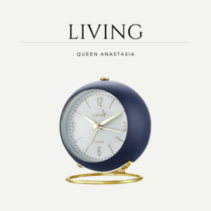 Silent Table Analog Alarm Clock No Ticking,