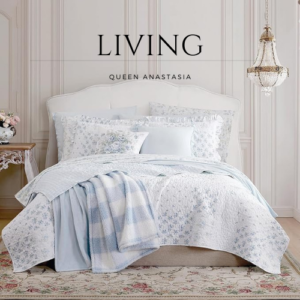 Queen Quilt Set, Reversible Cotton Bedding with Matching Shams