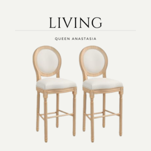 French Country Bar Stool Set of 2