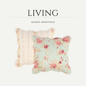 Greenland Home Antique Rose Pillow Set, 18 x 18