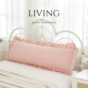 Pink Body Pillowcase Solid Ruffled Pillowcases