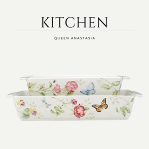 Lenox Butterfly Meadow Rectangular Baker 2-Piece Set