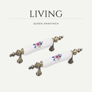 Ceramics Metal Cabinet Hardware