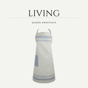 Cotton French Stripe Kitchen Chef Apron