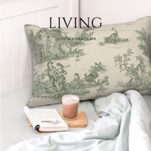 Toile Pillow Covers French Country Decor